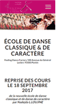 Mobile Screenshot of dansedecaractere.com